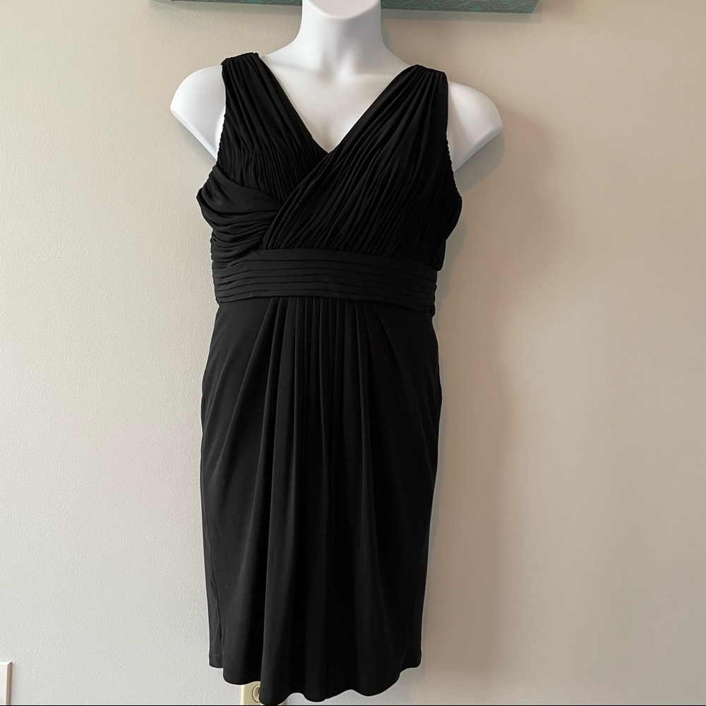 🌎🌎🌎 Evan Picone flattering draped cocktail dress, 12p